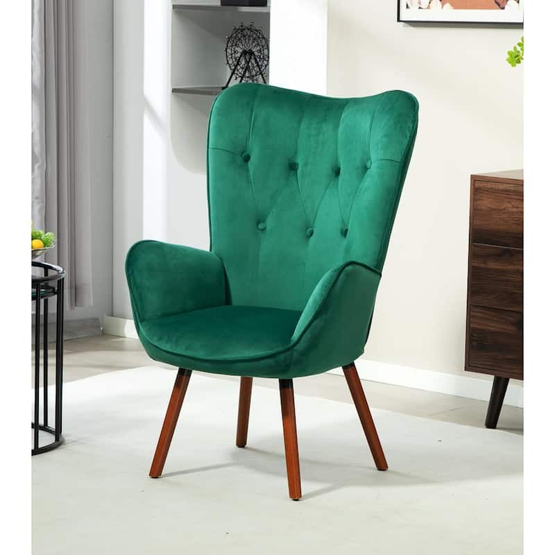 Us Pride Furniture Kreedence 26.38" W Microfiber Accent Chair