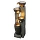 preview thumbnail 7 of 11, 40-inch Indoor/Outdoor Water Fountain w/Lights Waterfall Features