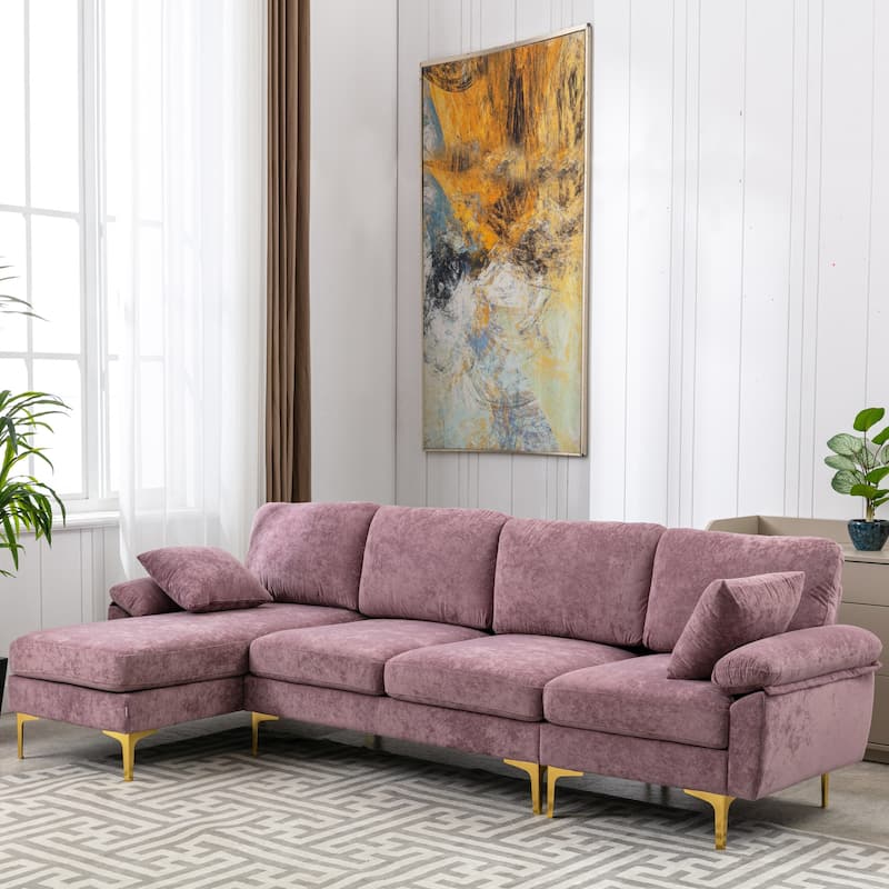 Kata 115" Sectional Sofa with Ottman