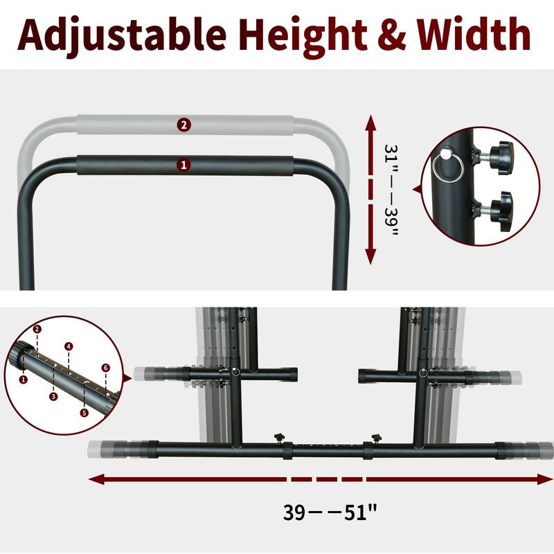 Pull Up Bar Stand Adjustable Height
