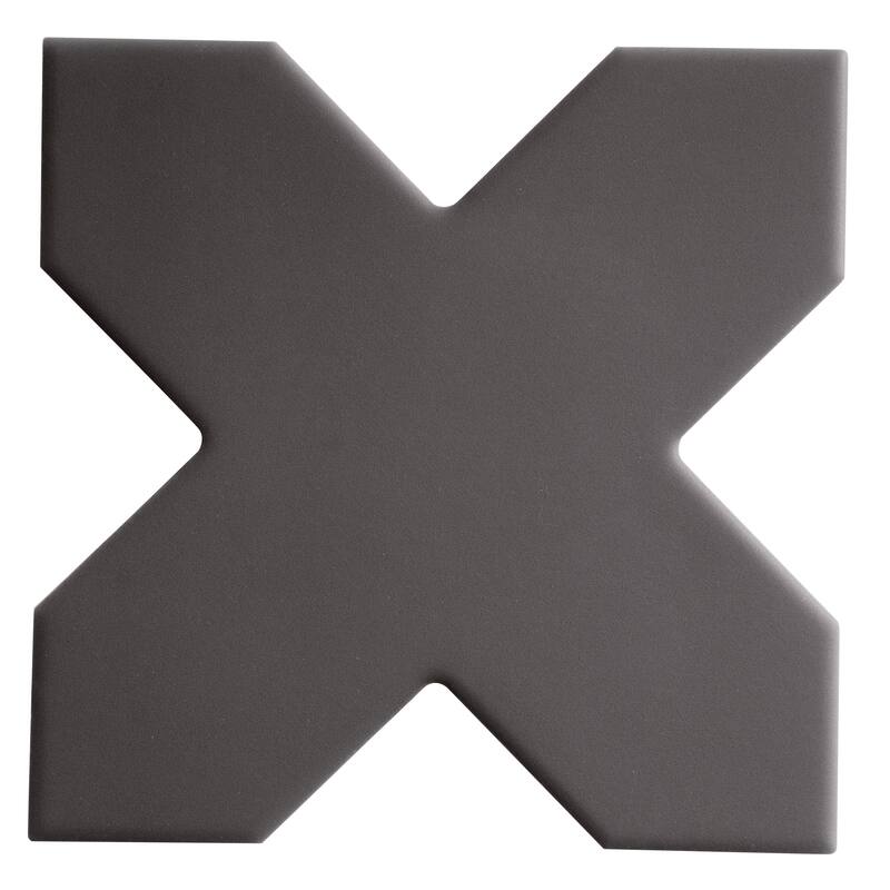 Seville 7" Star with 5" Cross Matte Porcelain Wall and Floor Tile (10.62 sq ft/case) - 68 Pack