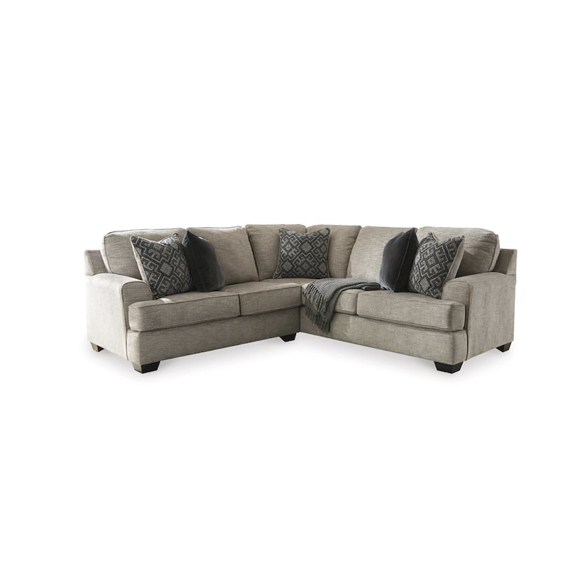 Signature Design by Ashley Bovarian Beige and Grey 2-Piece Sectional Sofa