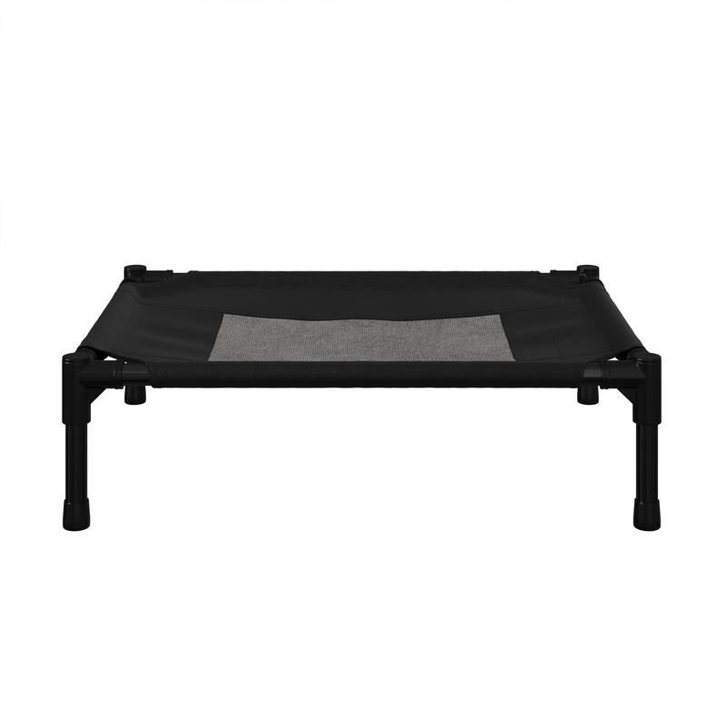 Petmaker Steel Frame Elevated Dog Bed with Non-Slip Feet - Indoor/Outdoor Puppy Cot for Pets