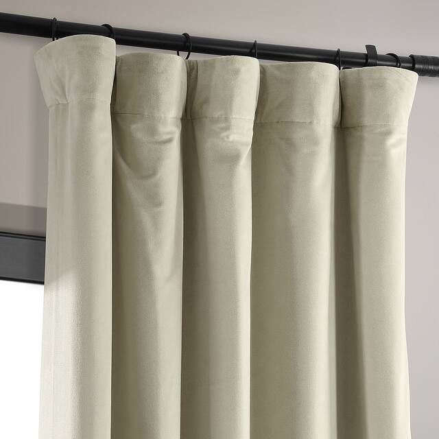 Exclusive Fabrics Signature Velvet Blackout Curtain (1 Panel)