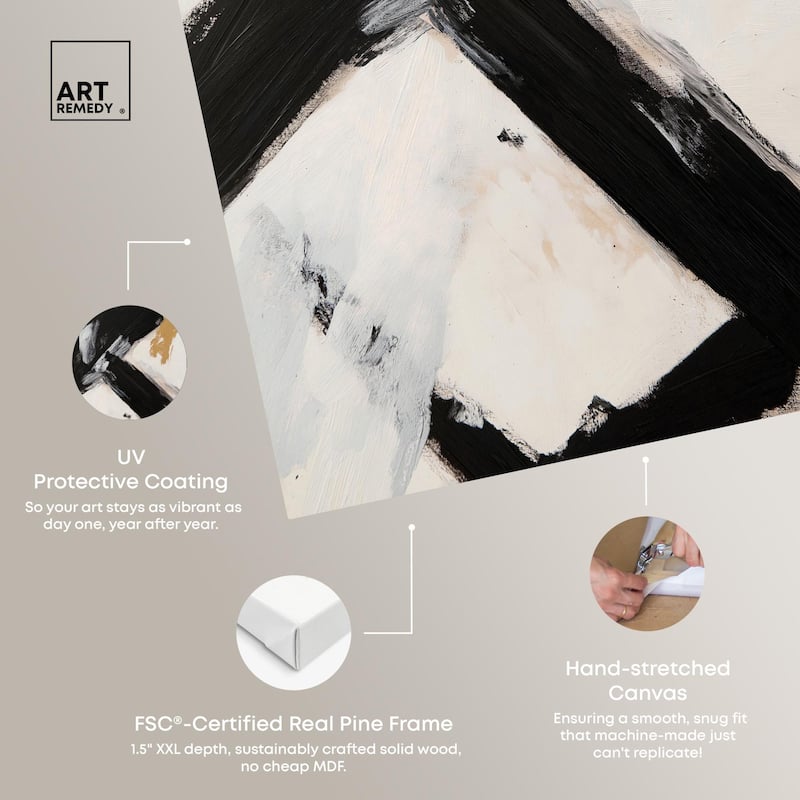 Dichotomy II Canvas by Art Remedy, Gallery Wrapped