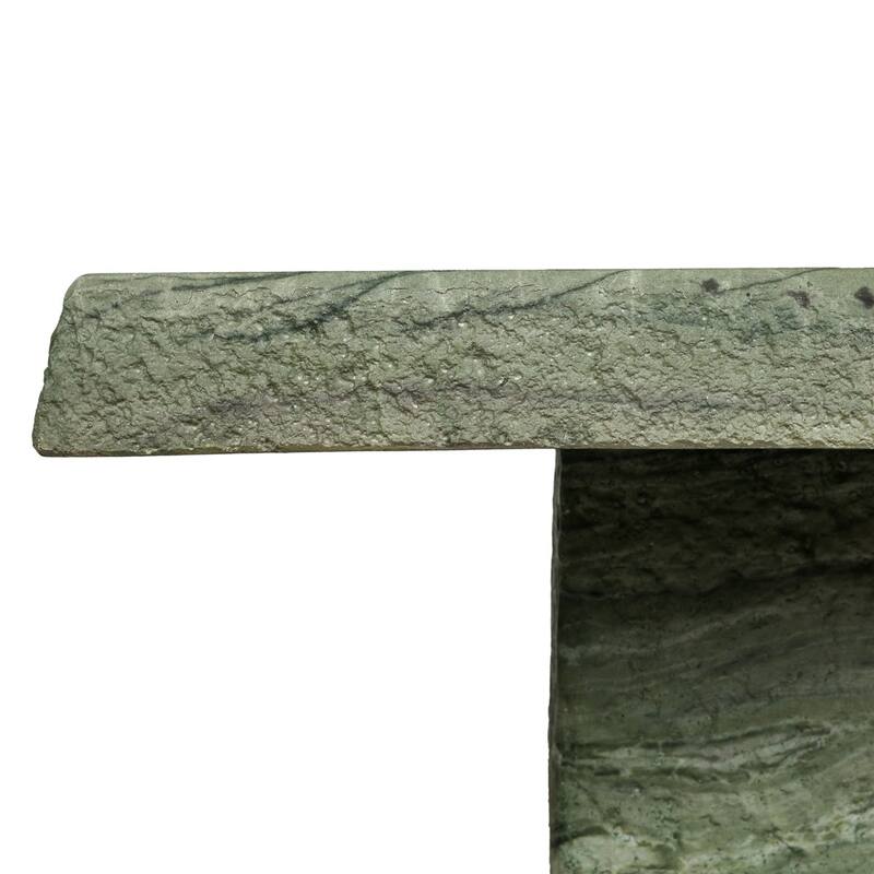 Stilo Slab Top Concrete Coffee Table with Marble and Stone Finish