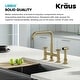 preview thumbnail 108 of 165, Kraus Urbix Industrial Solid Brass Kitchen Faucet