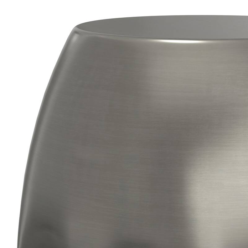 WYNDENHALL Cristy Industrial 16 inch Wide Metal Accent Side Table, Fully Assembled - 16 W x 16 D x 19.5 H