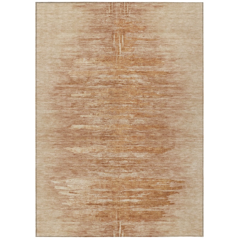 Machine Washable Indoor/ Outdoor Chantille Solid Ombre Rug