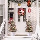 preview thumbnail 5 of 4, 3 Ft Prelit Premium Snow Flocked Artificial Christmas Tree