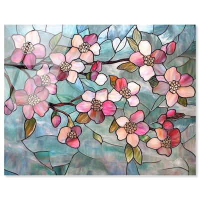 Shimmering Spring Blossoms I Acrylic by Art Remedy, Ready to Hang
