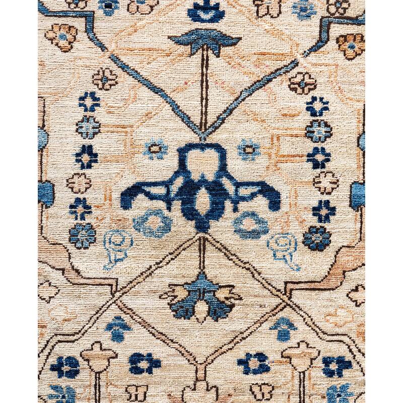Serapi One-of-a-Kind Hand-Knotted Area Rug - Ivory - 8' 1" x 9' 11"