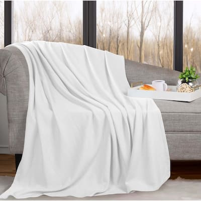 Blue Nile Mills Chevron Jacquard Dobby Weave Cotton Throw Blanket