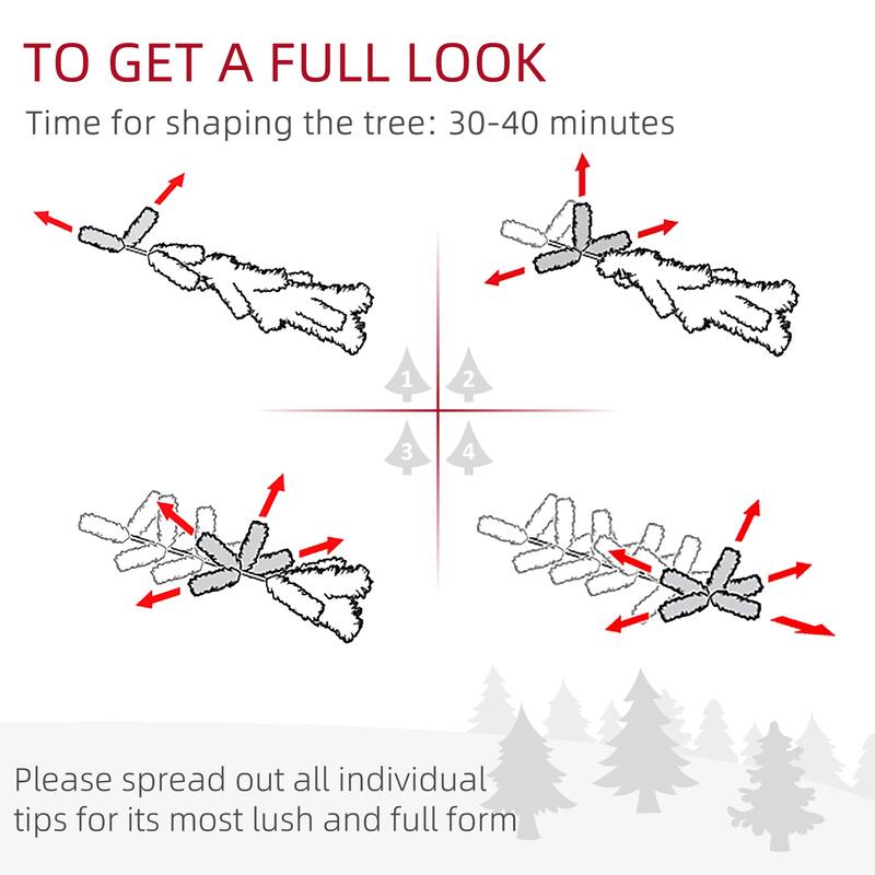 HOMCOM Artificial Pencil Tree - Slim, Realistic Branch Tips, Plastic Stand, Pink