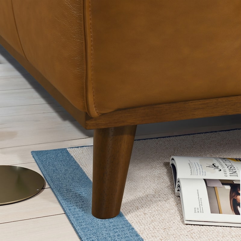 Dayton Genuine Leather Sectional with Chaise