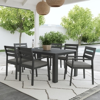Homestyles Grayton Outdoor 7-Piece Dining Set - 38" x 29" x 68"