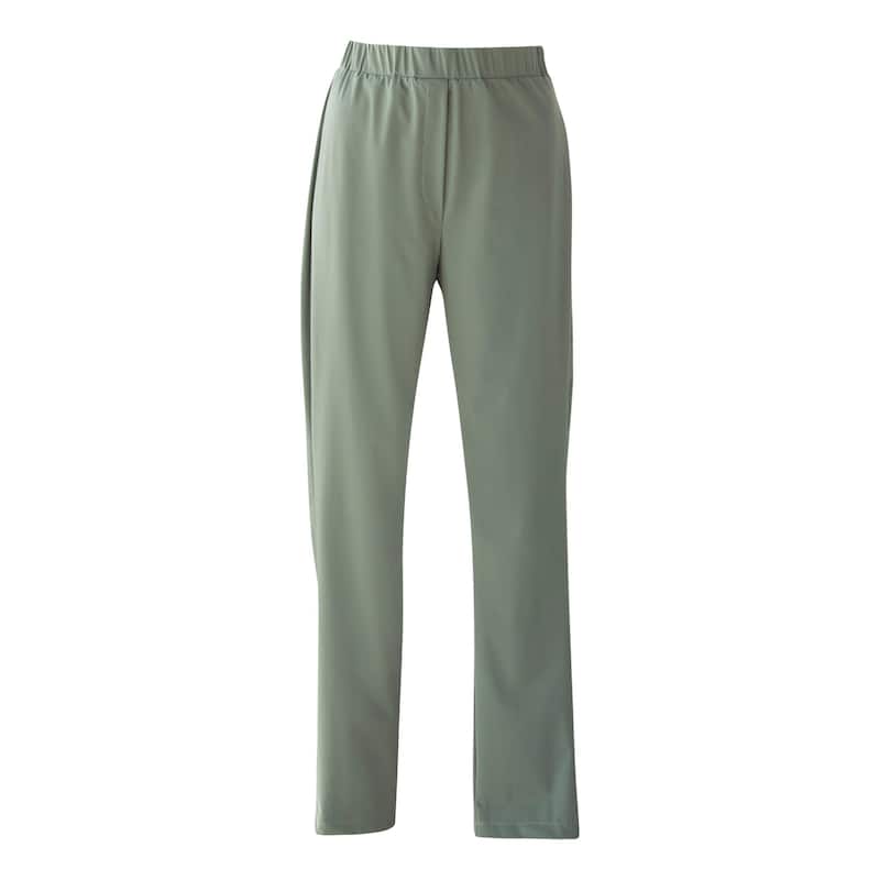 Olive Skinny Pants Women's Trousers - S