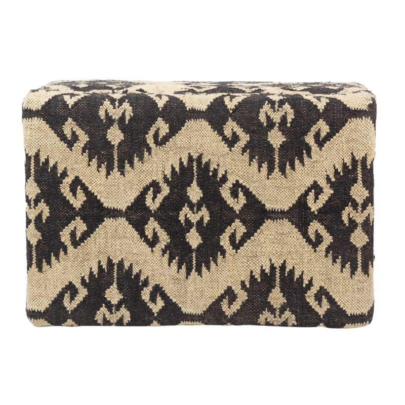 HERAT ORIENTAL Handmade Kilim Upholstered Storage Stool