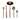 Mepra Tigre Flatware Set - 49 Pieces