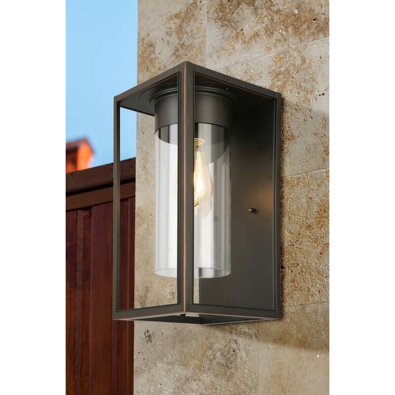 Shimik Oil Rubbed Bronze Outdoor Wall Light by Havenside Home