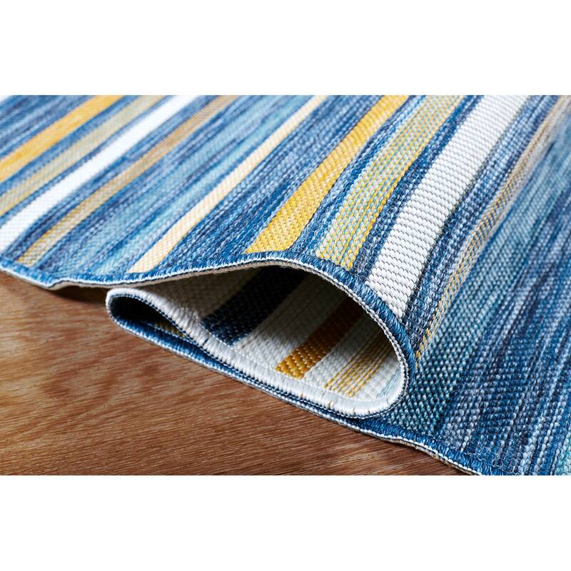 Terra by Obeetee Plaza Lines Rug