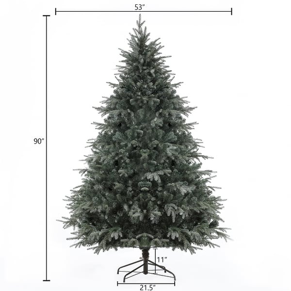 Pre-Lit LED 7.5Ft Artificial Full Fir Christmas Tree - 90