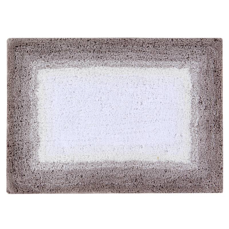 Better Trends 100% Cotton Super Soft & Highly Water Absorbent Bathroom Rugs-Torrent Collection Tufted Machine Washable Bath Mats