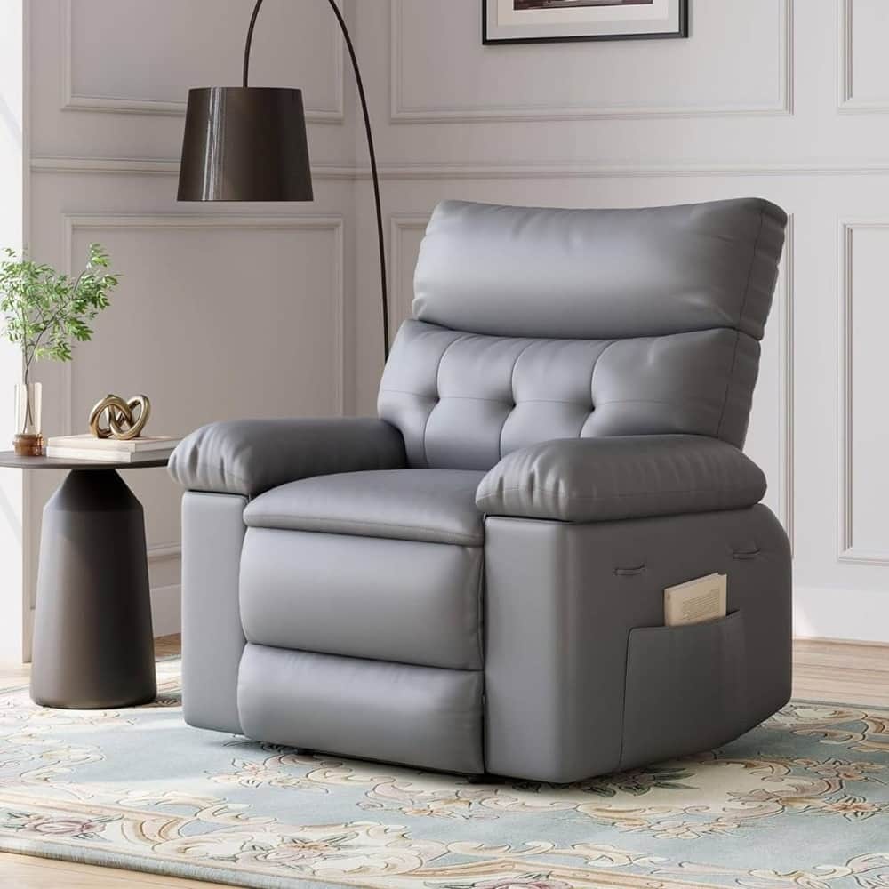 Extra Wide Manual Recliner Sofa Lazy Chair for Living Room, Bedroom