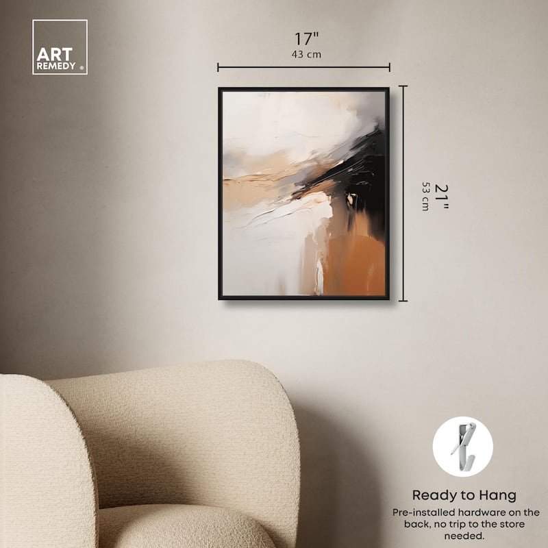 Baked Clay II Canvas by Art Remedy
