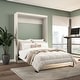 preview thumbnail 17 of 84, Pur 59W Full Murphy Bed by Bestar Linen White Oak