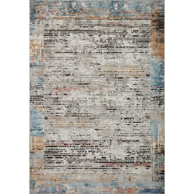Alexander Home Charlotte Distressed Modern Area Rug