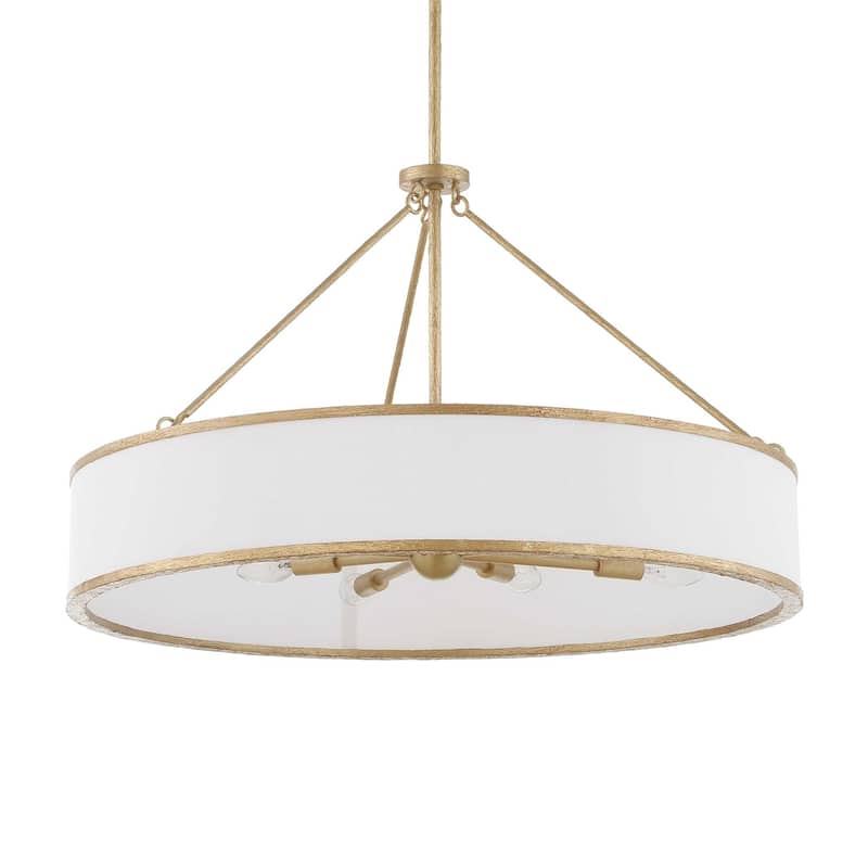 Uttermost Algiers 8 Light Drum Pendant - 30"W x 30"D x 19"H