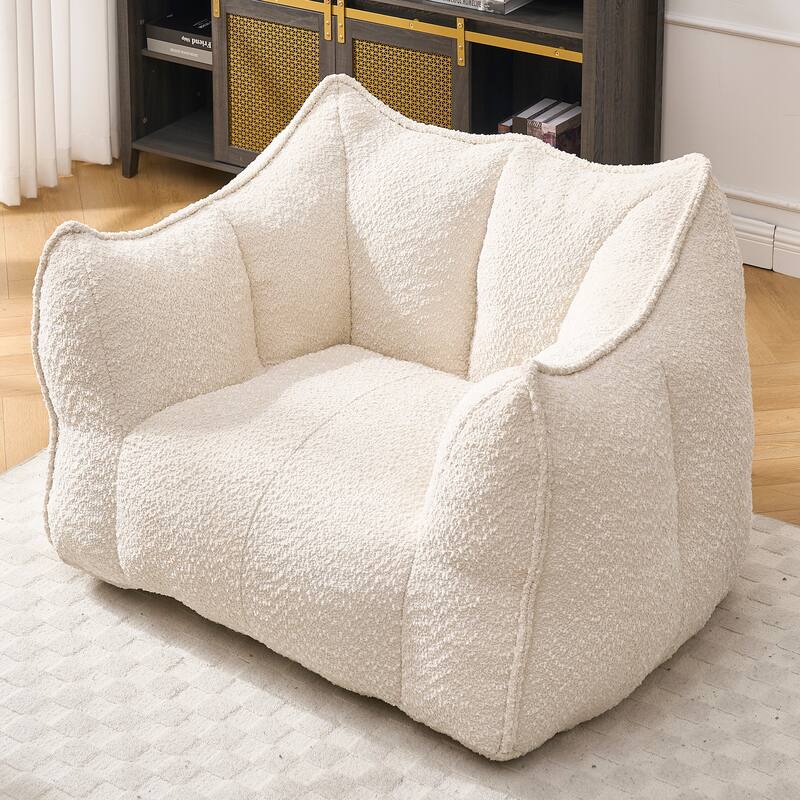 Lazy Bean Bag Chair with Arms for Living Room