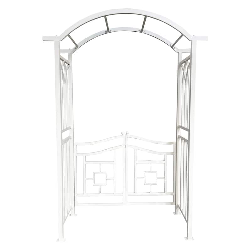 Aluminum Garden Arch with Gate