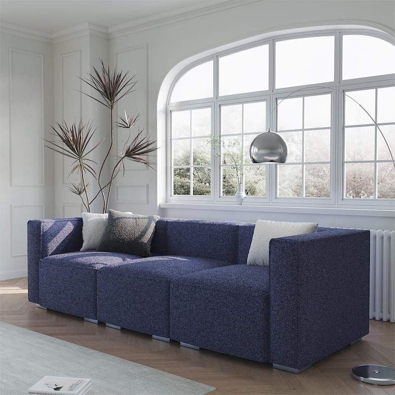 Wayna 3-seater sofa, sofa with solid wood frame, Living Room Sofa - 31.5"*97"*7"