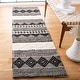 preview thumbnail 27 of 71, SAFAVIEH Handmade Natura Annedorte Wool Rug 2'3" x 10' Runner - Black/Ivory - Runner