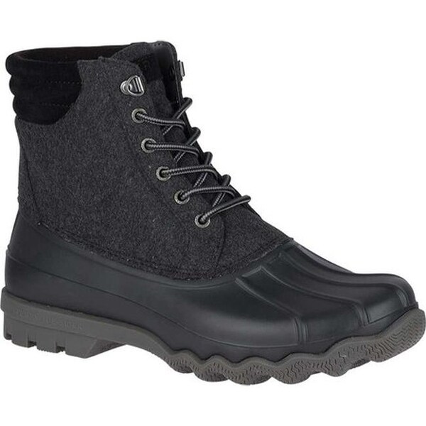 sperry grey wool duck boots