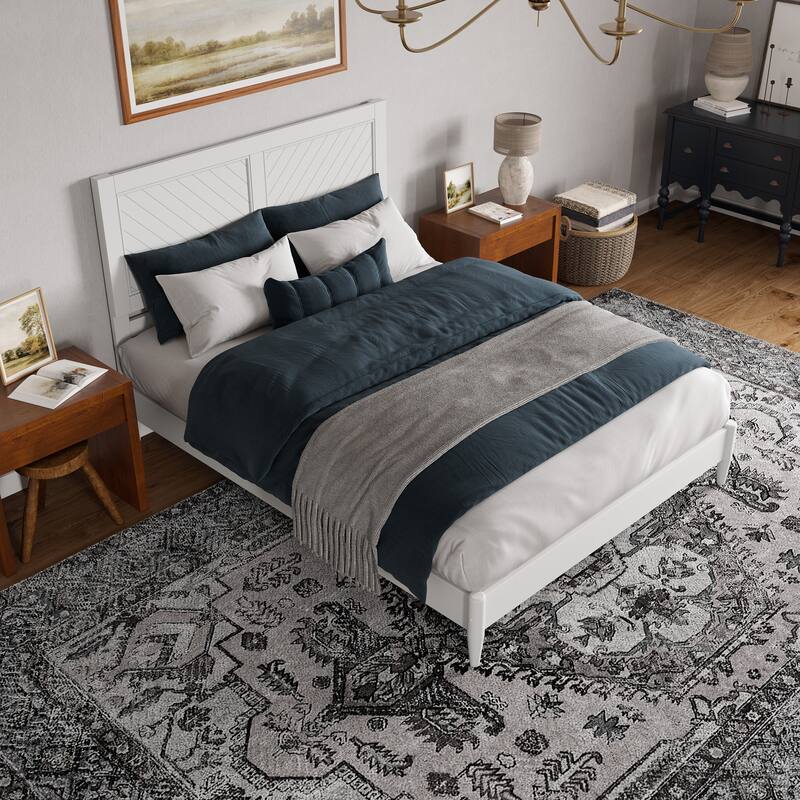 Berkshire Solid Wood Low Profile Platform Bed