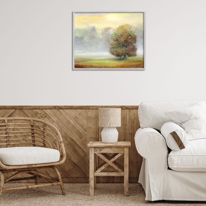 Stupell Dry Brush Tree in Nature Framed Giclee Art Design By Ashley Davis
