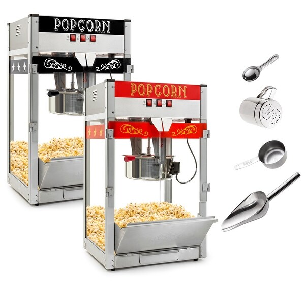 Commercial Popcorn Machine Maker Popper with Large 12Ounce Kettle