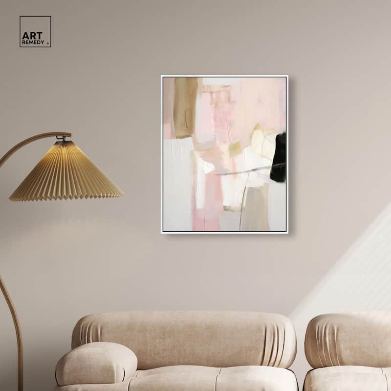 Pistachio Pink II Canvas by Art Remedy
