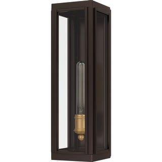 Avon 1-Light Western Bronze Outdoor Wall Lantern