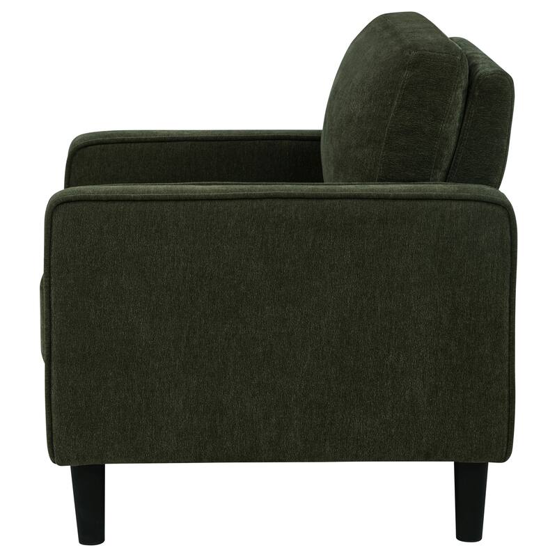 Ruth Fabric Upholstered Track Arm Accent Chair - 32.25" x 31.5" x 33.5"