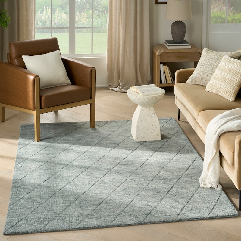 Nourison Wool Haven Indoor only Diamond Wool Area Rug