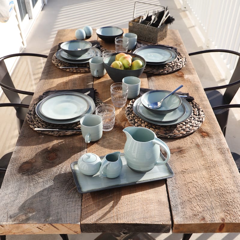 Euro Ceramica Diana 4 Piece Breakfast & Table Set - Salt / Pepper / Cream / Sugar