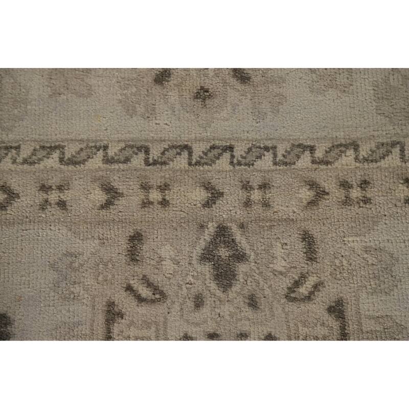Oushak Living Room Area Rug Handmade Wool Carpet - 8'1"x 10'0"