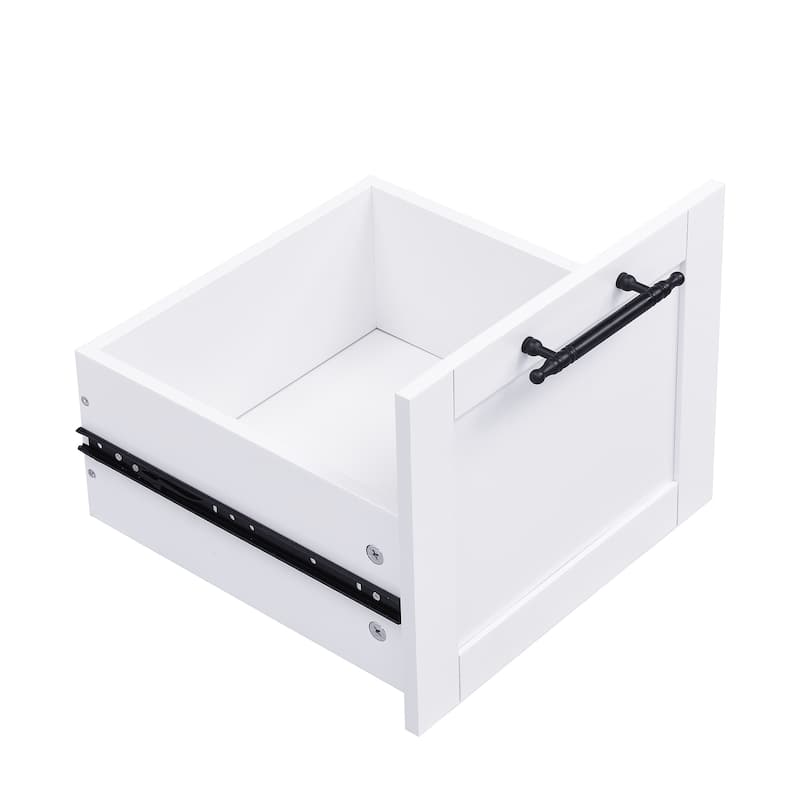 Freestanding Hall Tree with Storage Bench & Hooks, Set of 2 Entryway Coat Rack with Storage Drawers & Anti-Tip Kit