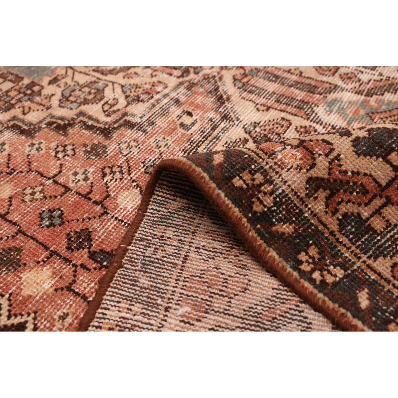 ECARPETGALLERY Hand-knotted Antalya Vintage Copper Wool Rug - 5'6 x 9'8