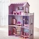 preview thumbnail 3 of 6, Olivia's Little World Dreamland Tiffany 3-Story Wooden Dollhouse, 12" Dolls - 30.98" L x 11.5" W x 44.49" H