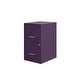 preview thumbnail 7 of 19, Space Solutions 18in. 2 Drawer Metal File Cabinet, Teal